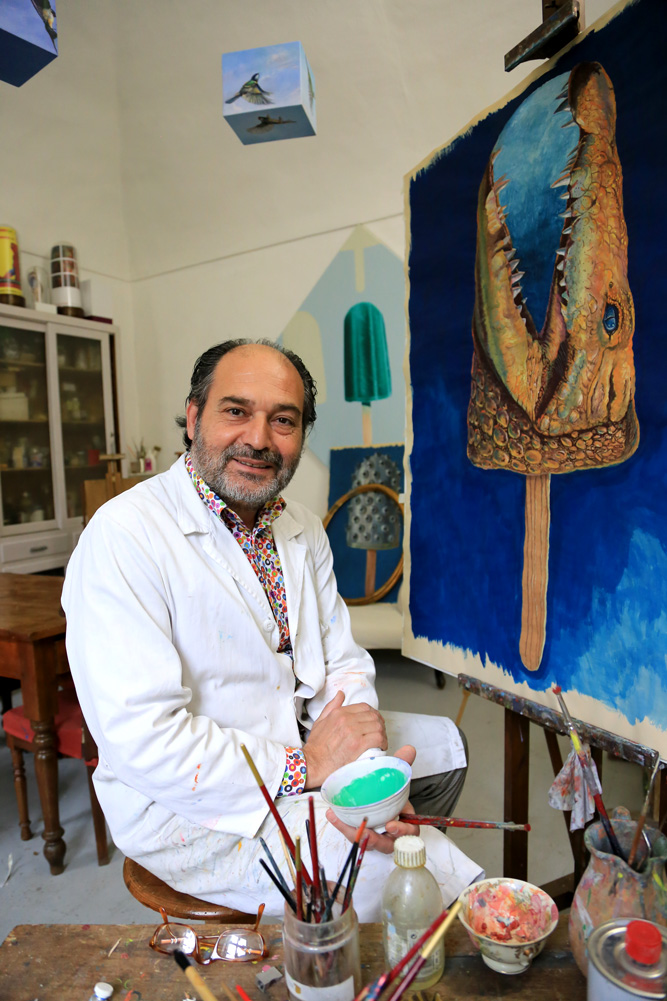 Salvatore Zito artista nel laboratorio